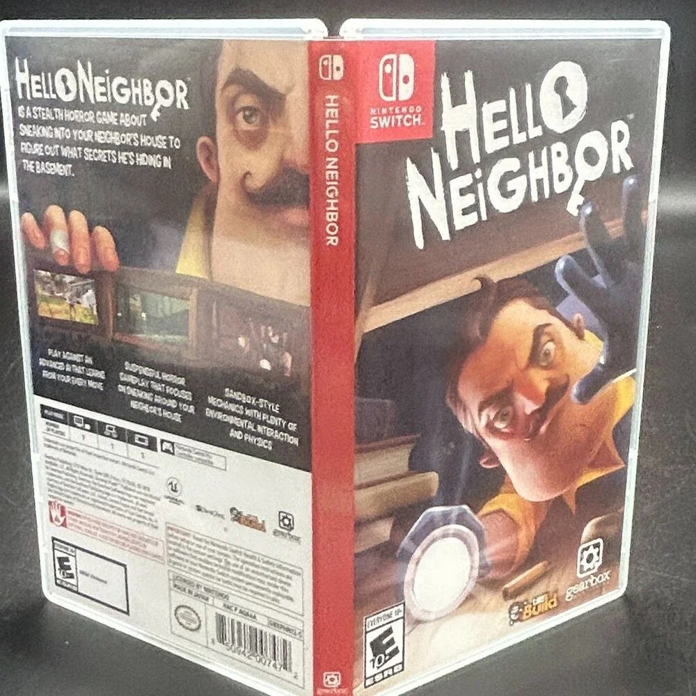 Hello Neighbor NSW Gearbox Stealth Horror (Nintendo Switch, 2018) No Manual